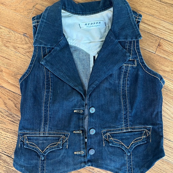 Hudson Denim Vest - Picture 1 of 4